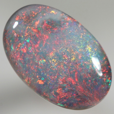 SOLID SEMI BLACK OPAL Bright red Floral Harlequin pattern SEE VIDEO